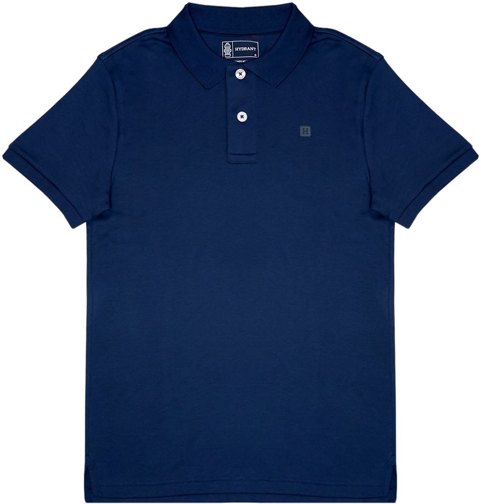Camisa Polo Hydrant Poliéster PH000011 Azul Navy - Masculina
