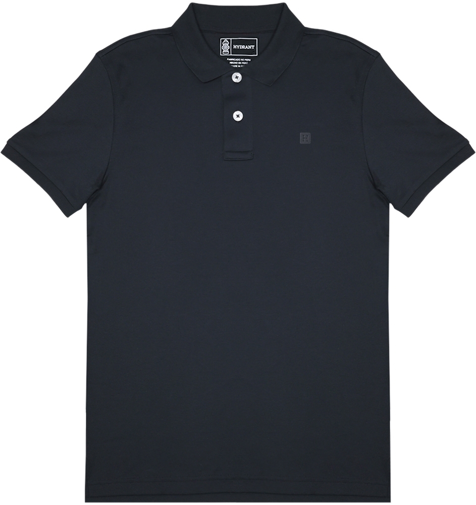 Camisa Polo Hydrant Poliéster PH000011 Preta - Masculina