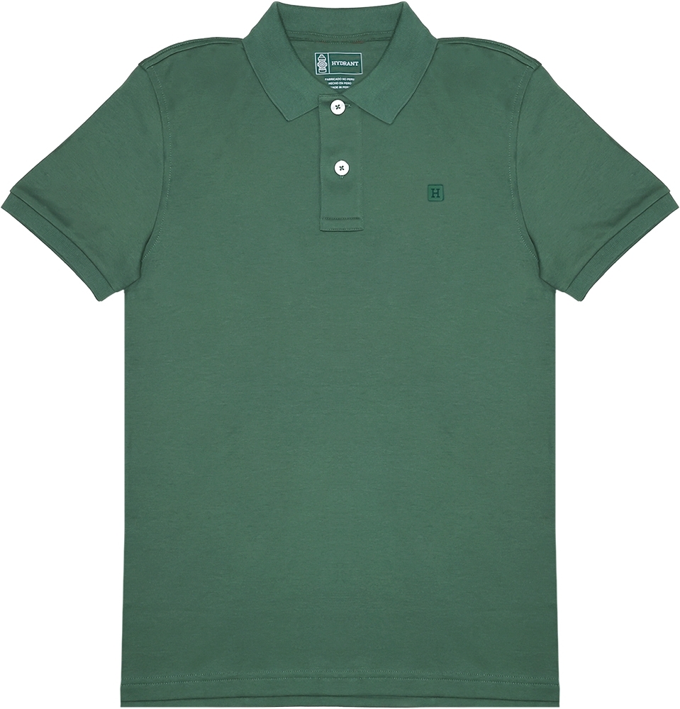 Camisa Polo Hydrant Poliéster PH000011 Verde Palm - Masculina